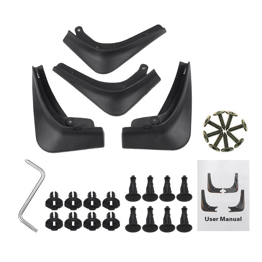 4x Front & Rear Car Mud Flaps Splash Mudguards Suitable For Tesla Model 3 2016-2021-0