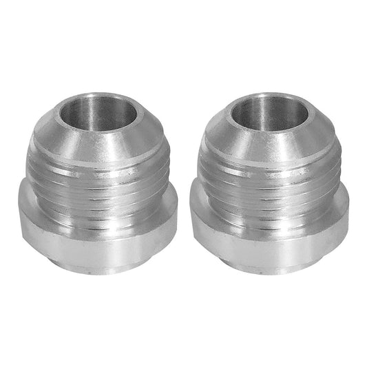 AN10 Male Aluminium Weld On JIC Bungs x 2 Fitting -10AN JXSS032-10-A-0