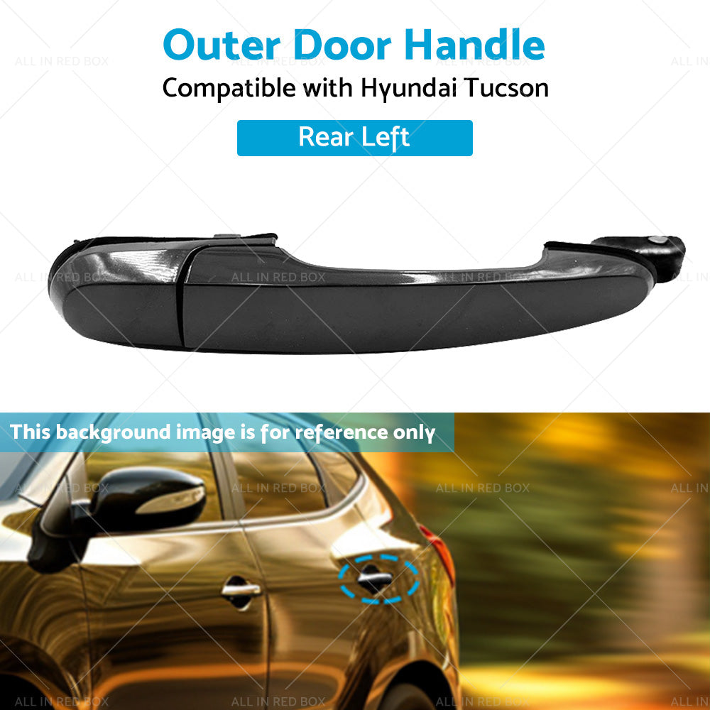 Rear Left Smooth Exterior Outer Door Handle Suitable For Hyundai Tucson 05-09-4