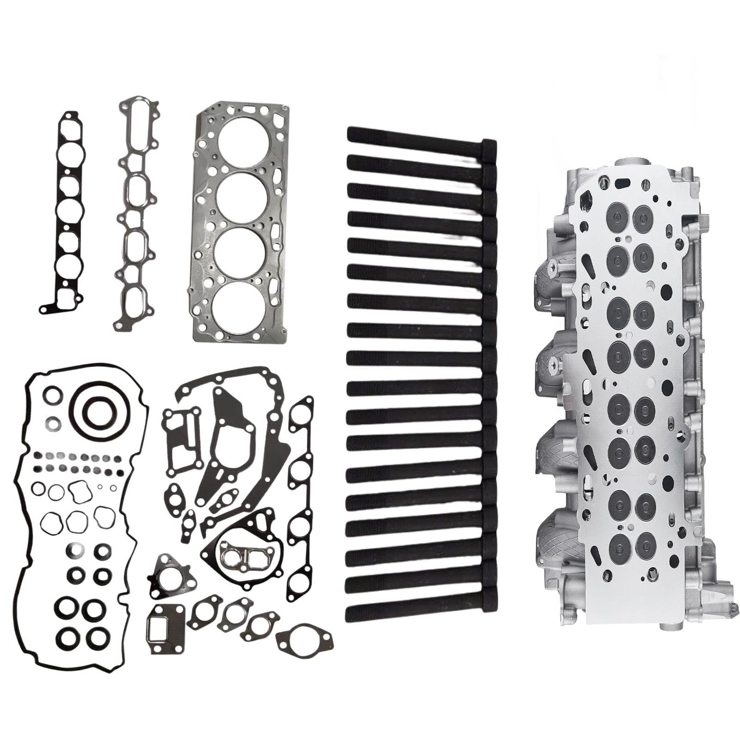Fully Assembled Cylinder Head Gasket Kit Bolts Set Suitable For Mitsubishi-0