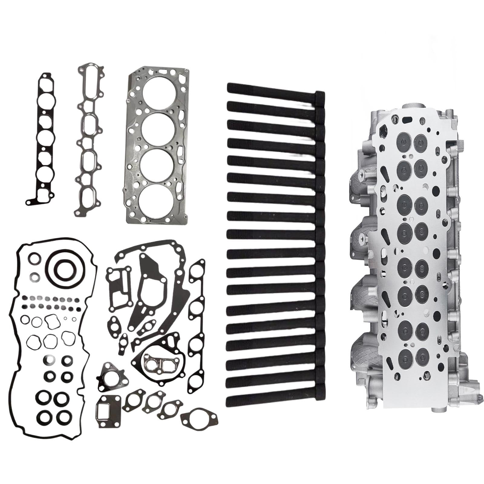 Fully Assembled Cylinder Head Gasket Kit Bolts Set Suitable For Mitsubishi-0