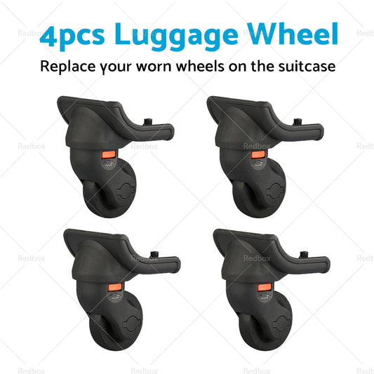 4PCS W073 360 Degree Spare Swivel Suitcase Repairment Wheel Replacement Luggage Wheel-1