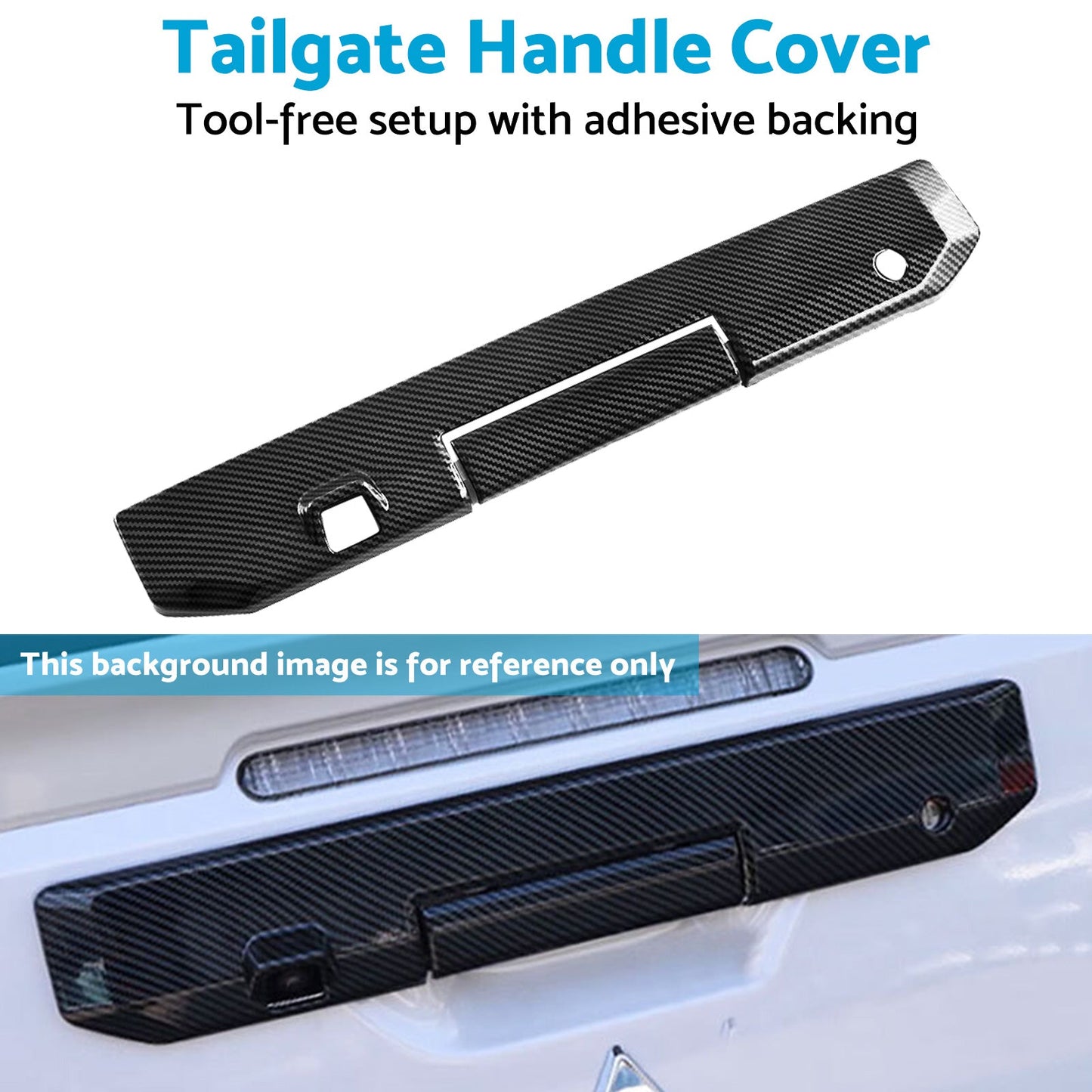 Rear Tail Gate Tailgate Handle Cover Suitable For Mitsubishi Triton L200 23-25-3