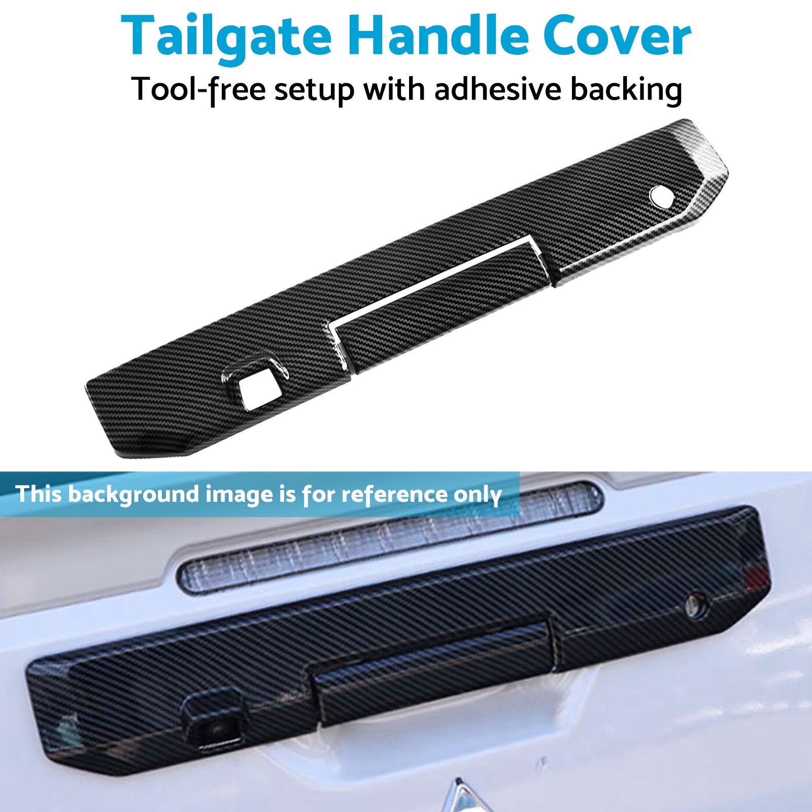 Rear Tail Gate Tailgate Handle Cover Suitable For Mitsubishi Triton L200 23-25-3