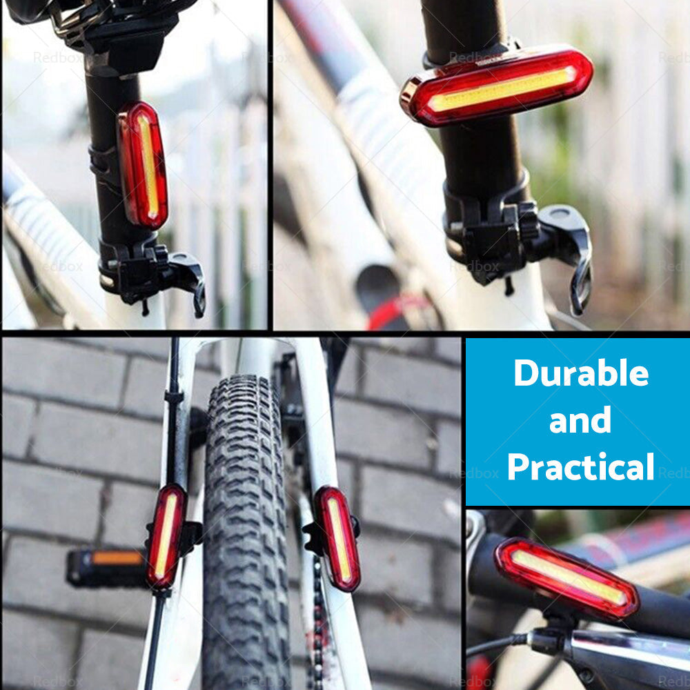 120 Lumens LED Bike Tail Light USB Rechargeable Powerful Bicycle Rear Light-4