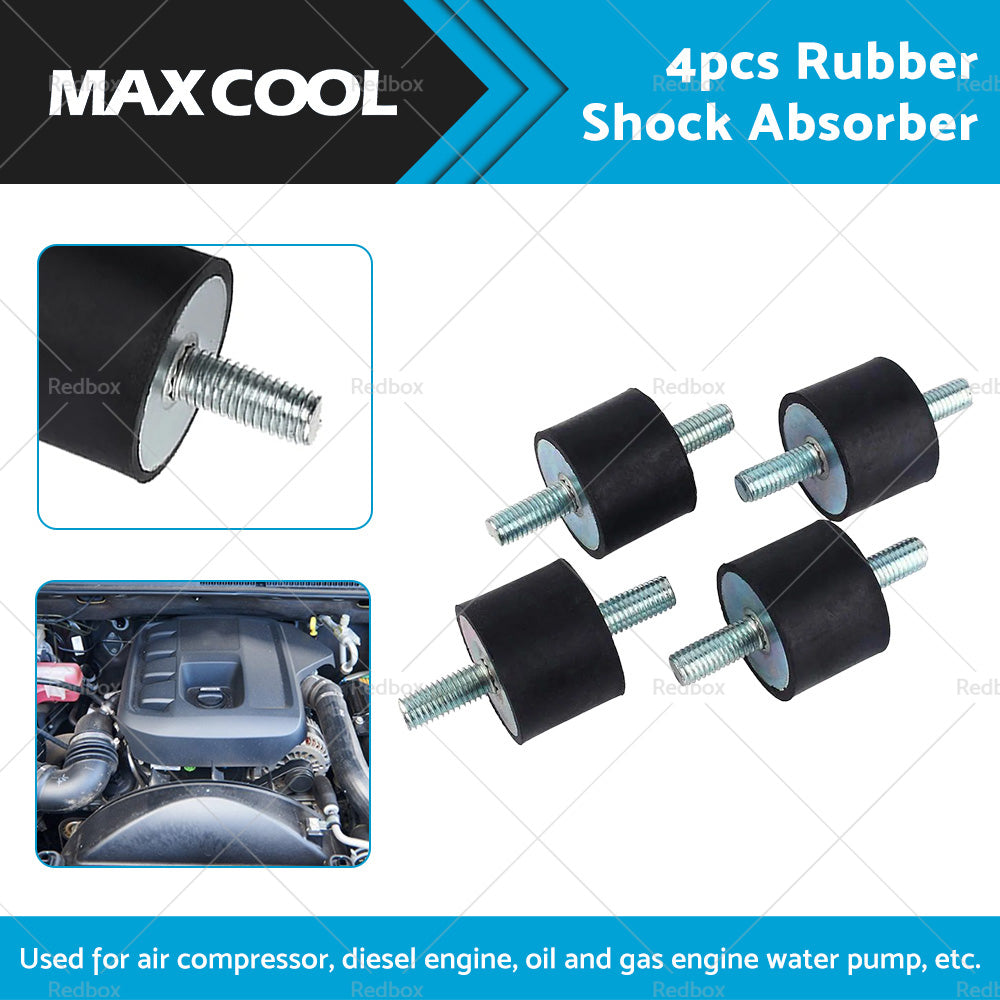 Car Bobbin 30*40mm 4PCS M10 Rubber Shock Absorber Anti Vibration Isolator Mounts-2