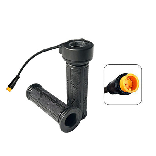 Full Twist Throttle Electric Bike Ebike Right Hand 3Pin Bike Grip Twist Throttle-0