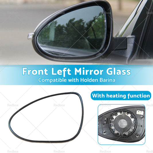 Suitable for Holden Barina 2011-ONWARD Left Mirror Glass Heated Convex With Base-0