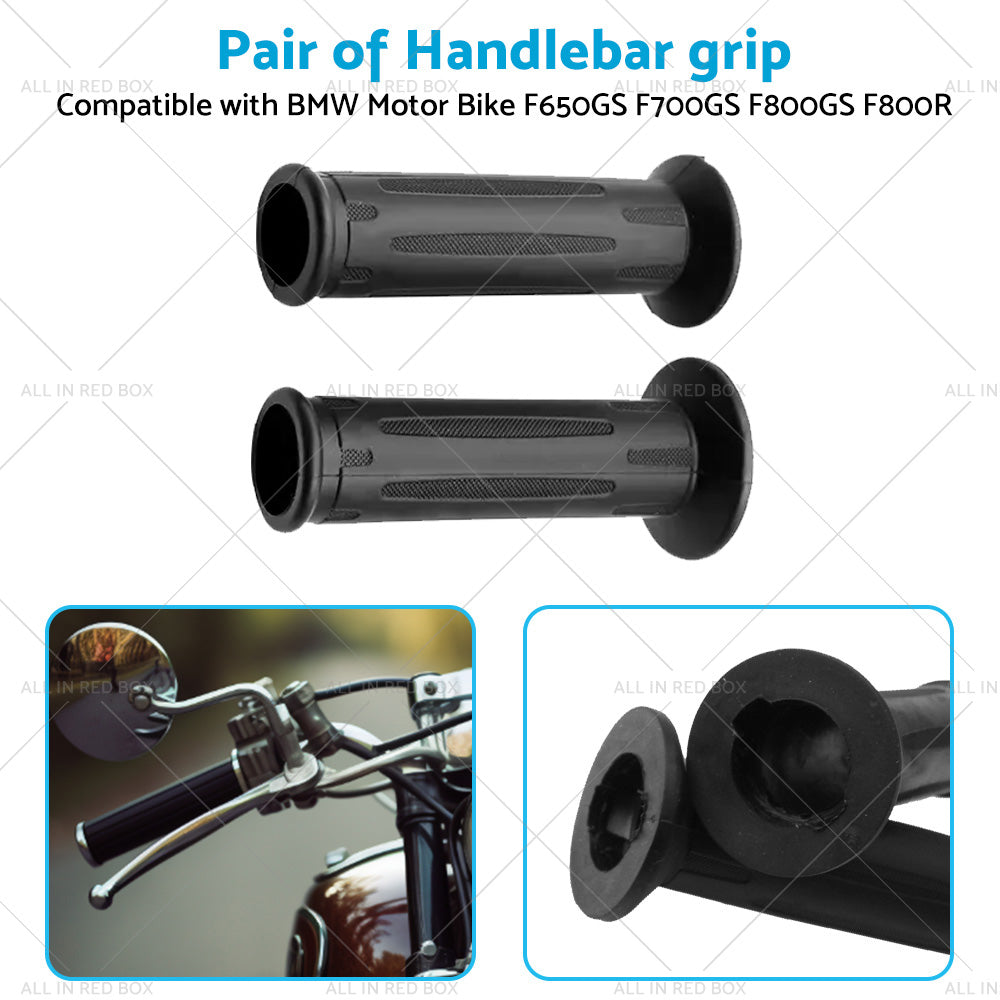 Pair Handlebar Grip Suitable for BMW F650GS F700GS F800GS F800R Without Heating-4