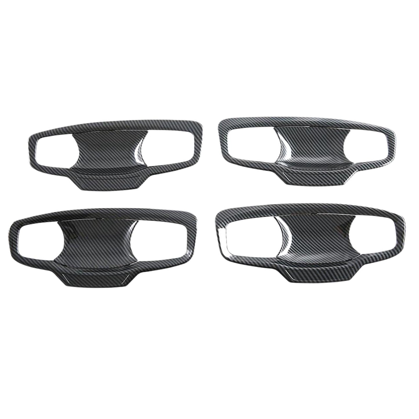 Carbon ABS Door Handle Bowl Cover Trim Suitable For Mitsubishi MV Triton 2023-25-0