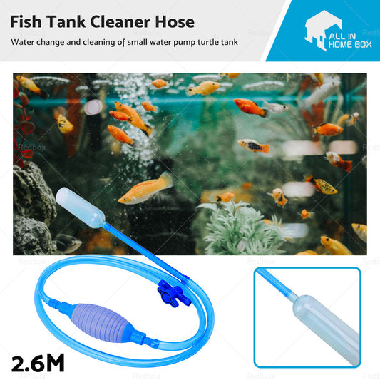 Large Aquarium Fish Tank Gravel Cleaner Syphon Vacuum Water Changer Siphon Hose-0
