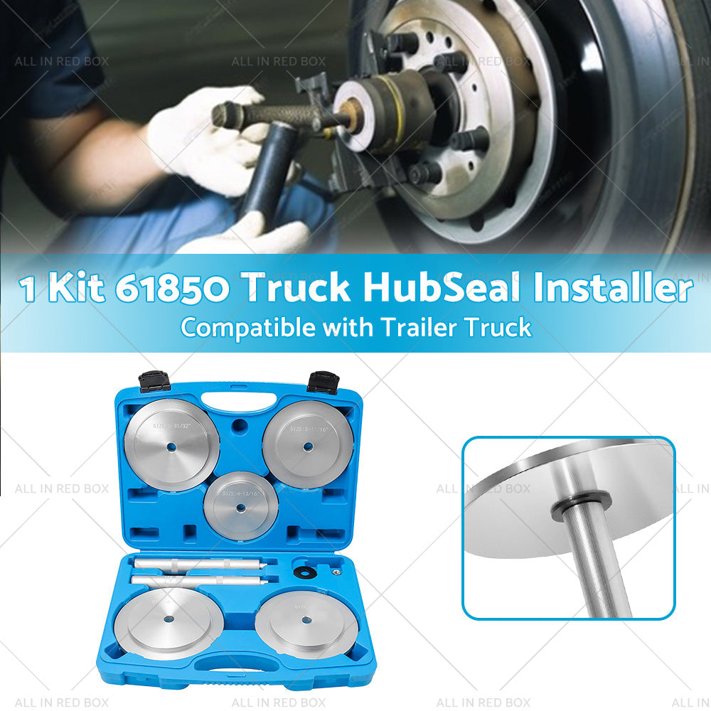 61850 Truck Hub Seal Installer Kit Fit Class 7 and Class 8 Road Trucks Trailers-2