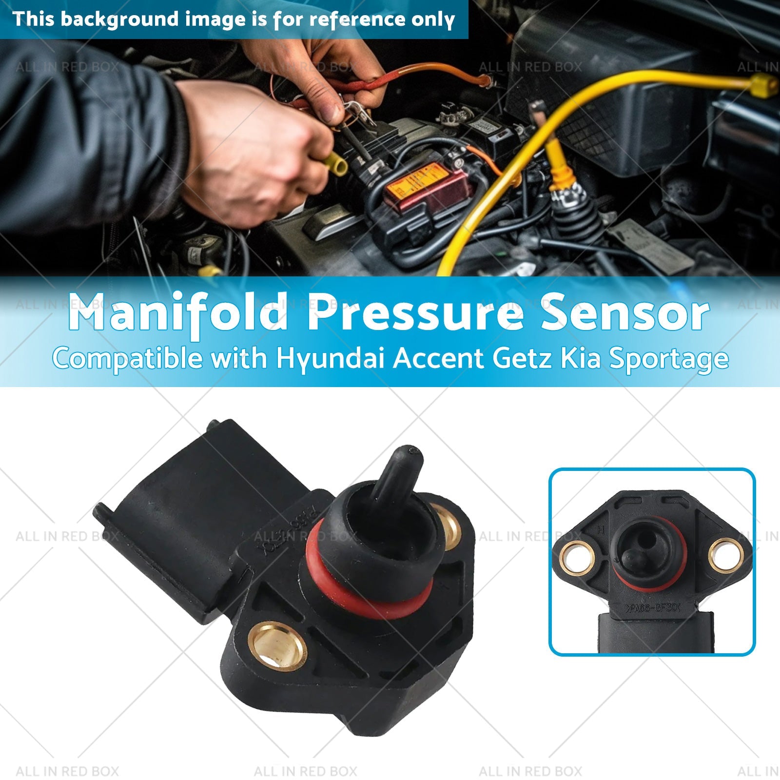 Manifold Pressure Sensor Suitable for Hyundai Accent Tucson Getz Kia Rio-2