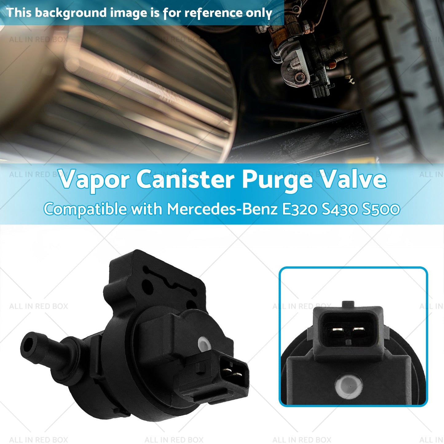 Vapor Canister Purge Valve Suitable for Mercedes-Benz E320 S430 S500 1998-2006-2