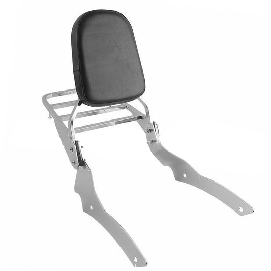 Backrest Sissy Bar Luggage Rack Suitable for Yamaha V-Star 650 Custom XVS650-0