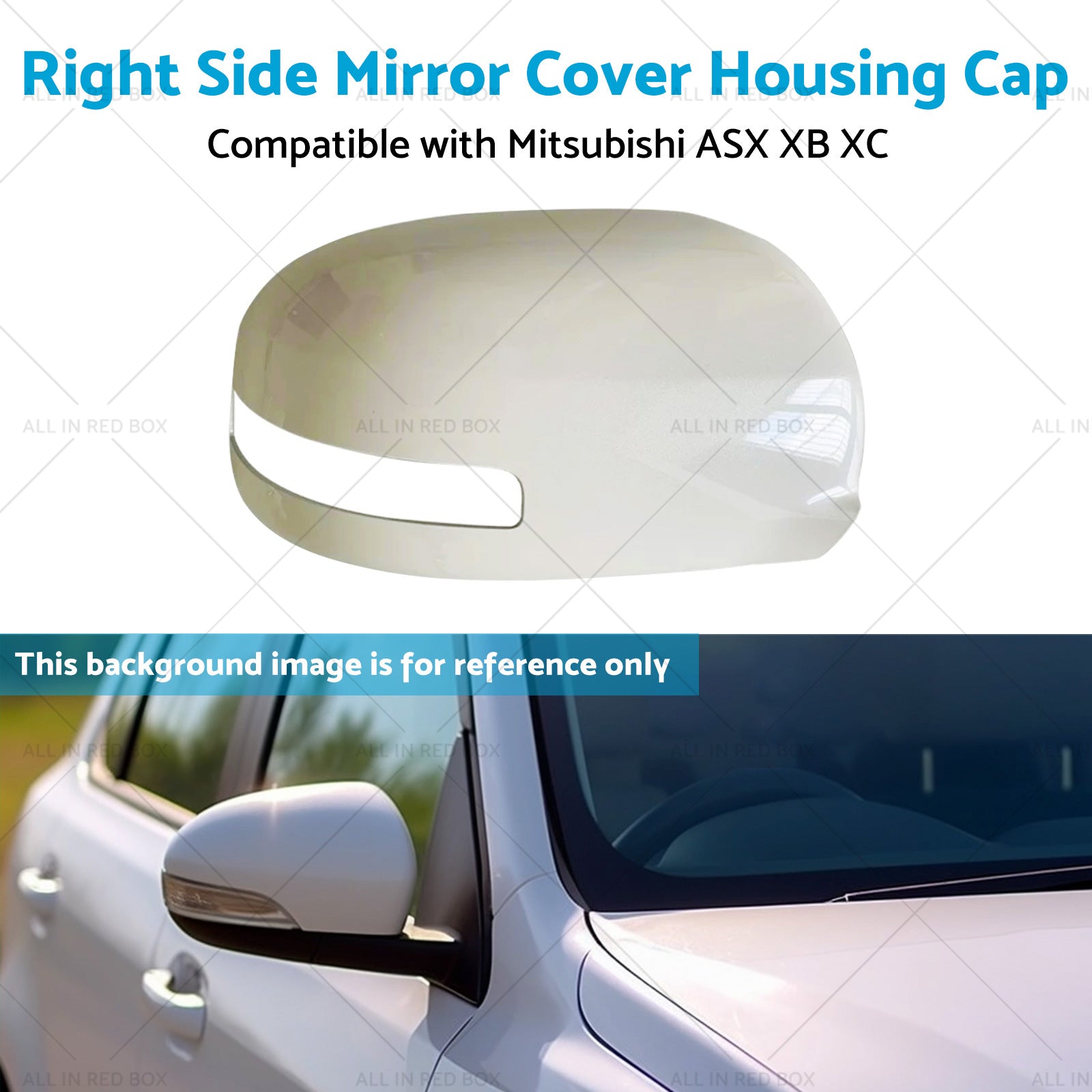 Right Side Mirror Cover Housing Cap Suitable for Mitsubishi ASX XB XC XD 12-20-3