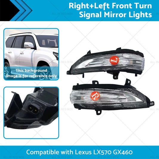 RightLeft Front Turn Signal Mirror Lights Suitable for Lexus 13-20 GX460 LX570-1