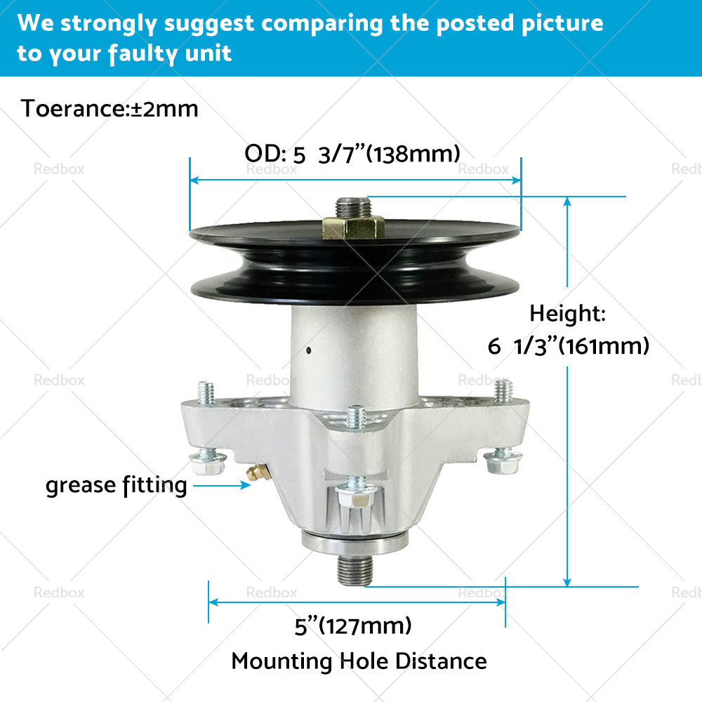 Spindle Assembly For 50 inch  54 inch  MTD Cub Cadet Mowers 918-04126A 618-04126A-2