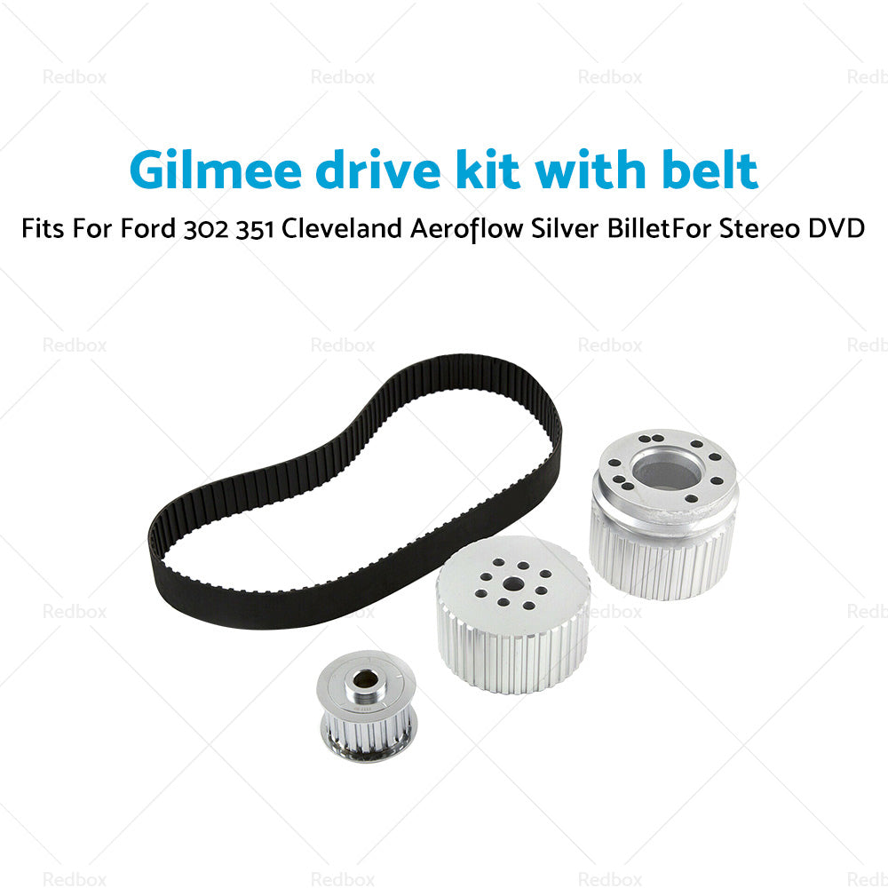 Small Block 302 351C Cleveland Gilmer  and  Belt Drive Pully Kit Suitable for Ford-3