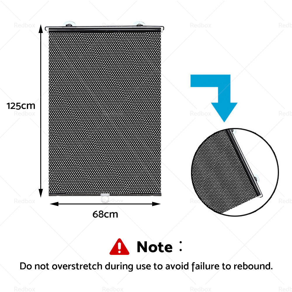 Retractable Car Front Rear Windshield Sun Shade Window Visor Folding UV Block-4