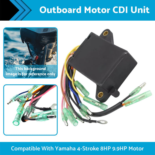 CDI Unit Suitable For Yamaha 4 Stroke 8HP 9.9HP Outboard Motor 68T-85540-00 Outboard Motor CDI Unit-1