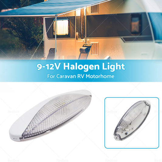 Caravan Halogen Light Lamp for Caravan RV Motorhome Awning Light  9-12V-0