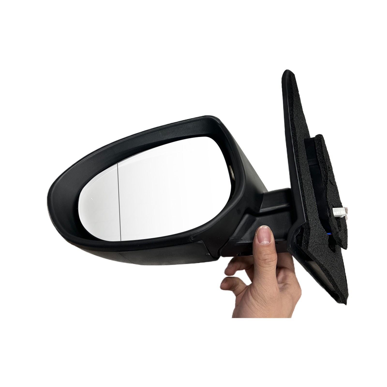 Left Door Mirror Suitable For Mazda 3 BL 2009-2013 White Without Indicator-2