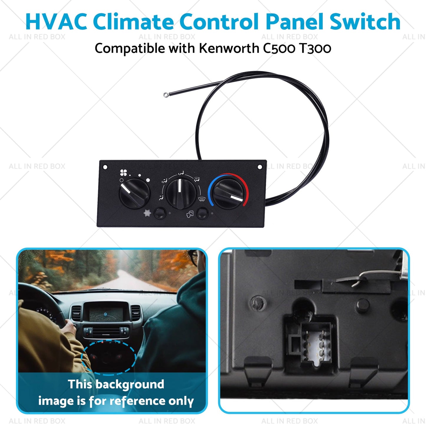 599-5511 HVAC Climate Control Panel Switch Suitable for Kenworth C500 T300 02-06-4