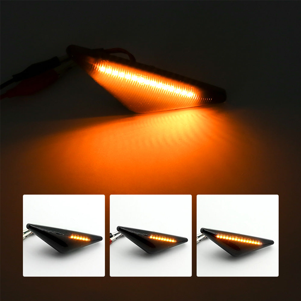 2x Side Indicator Guard LED Flasher Light Suitable For Ford Falcon XT XR6 XR8 FG 2008-2014-3