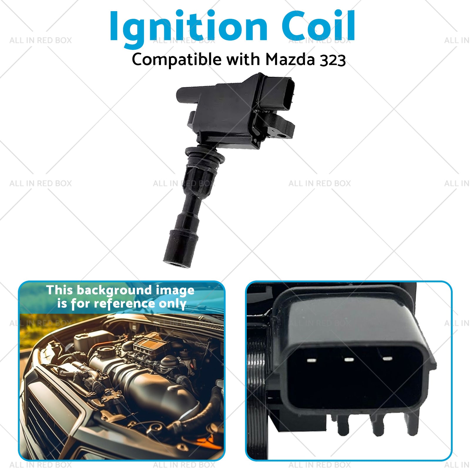 ZL01-18100-A Ignition Coil Suitable for Mazda 323 1. 5L 1. 6L 98-03-3