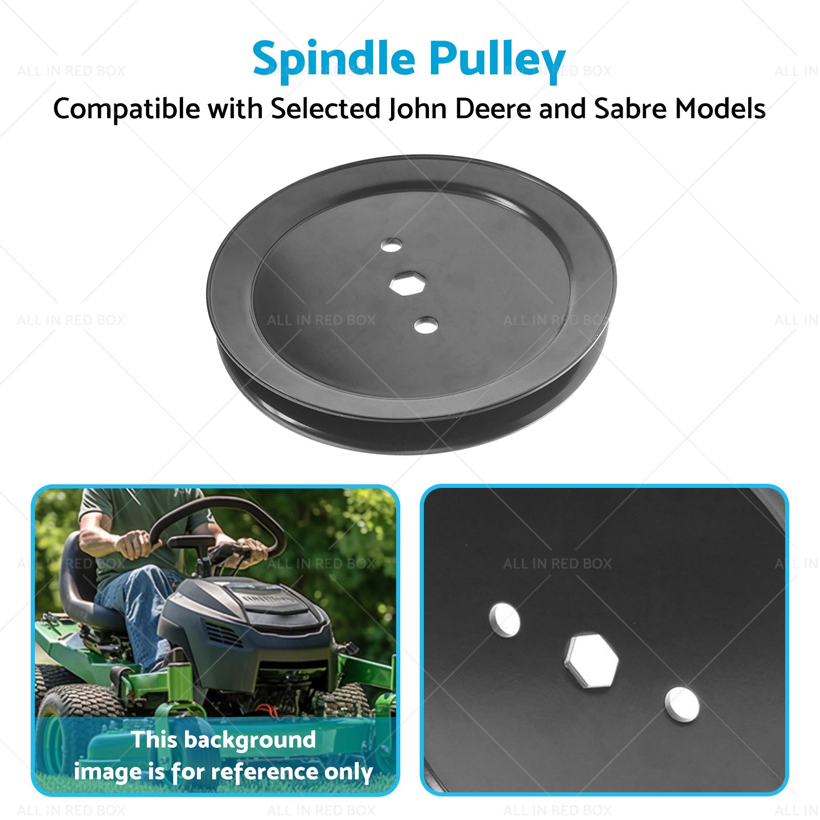 Blade Spindle Pulley suitable Suitable for John Deere Sabre Mowers D105 GX20367-4