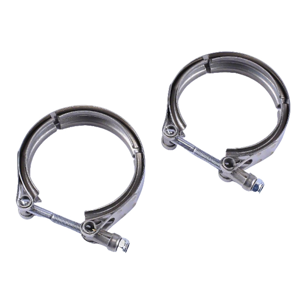 2x Turbo Exhaust Header Kit T3 T4 Suitable For Chevy LS1 LS2 LS6 LSX Camaro GTO-4