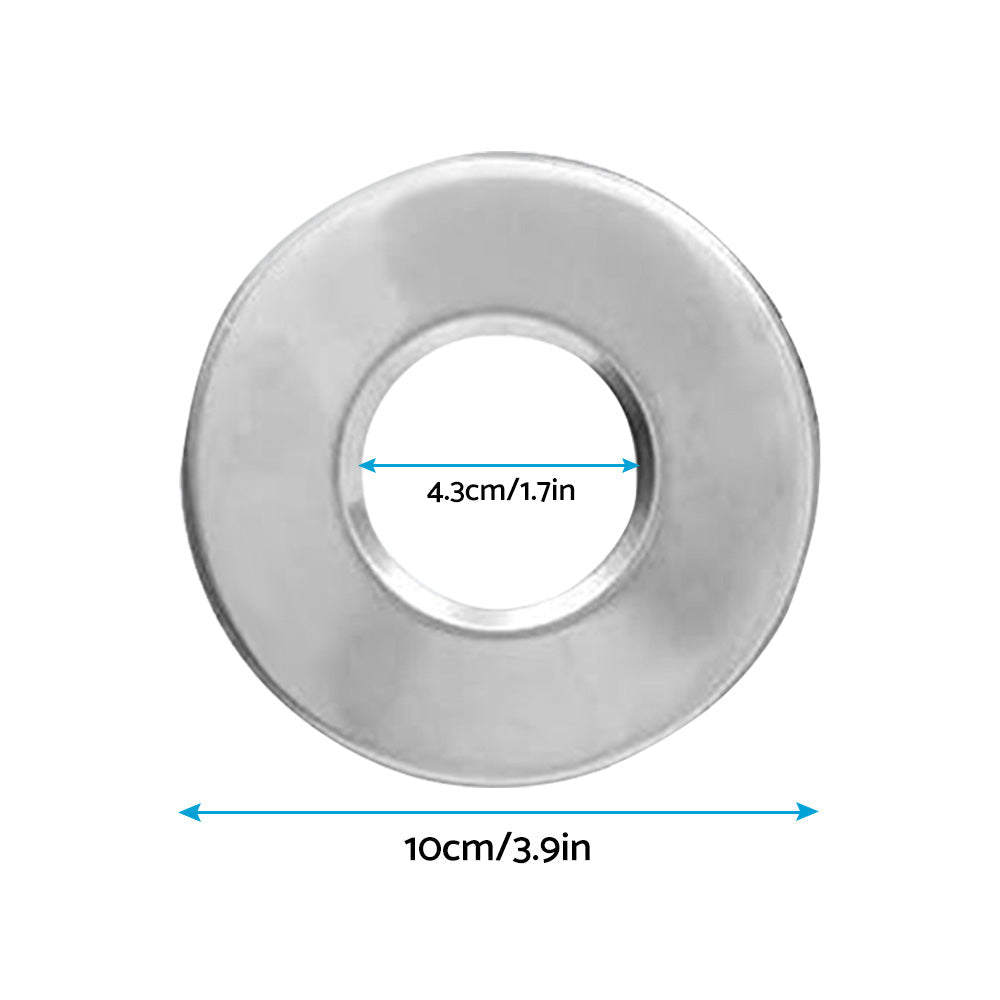 Ladder Accessories 2Pcs Stainless Steel Bumpers Escutcheon Handrail Pool Covers-3