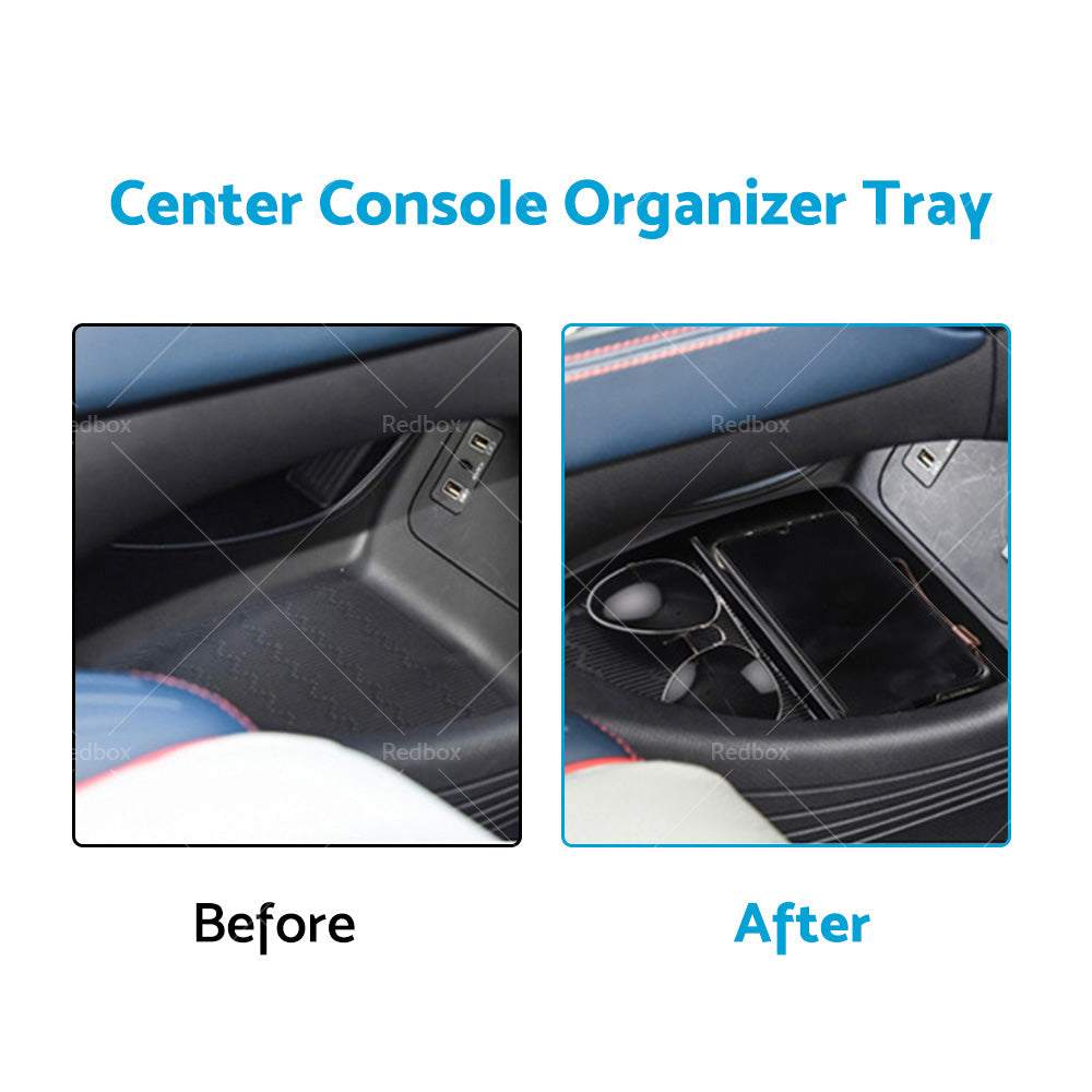Center Console Organizer Tray Storage Box TPE Interior Suitable For BYD Atto 3-3