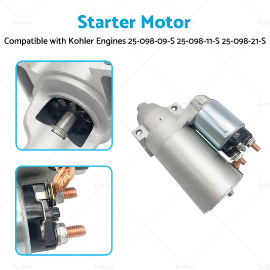 Starter Motor Suitable For Kohler Engines 25-098-09-S 25-098-11-S 25-098-21-S-1