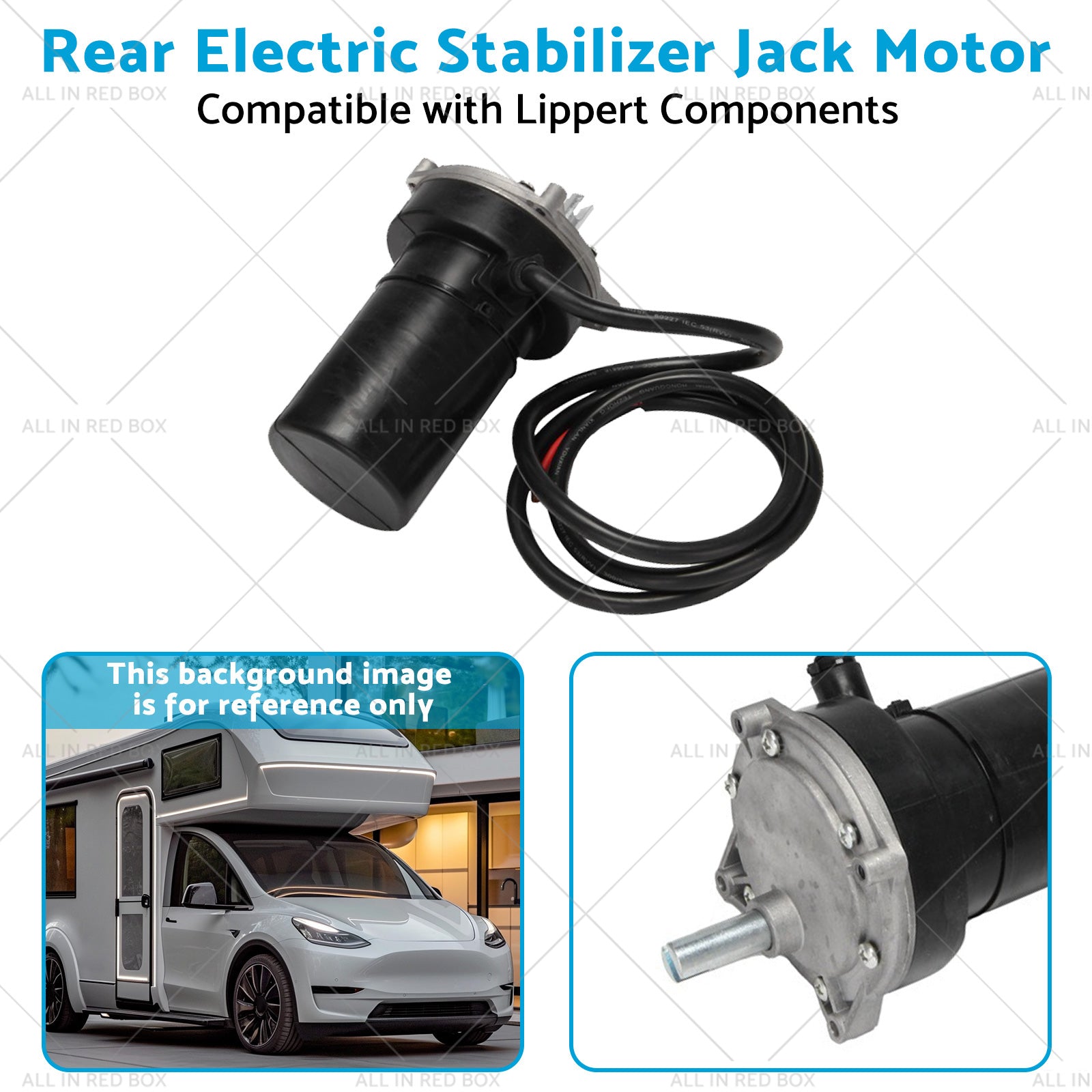 352338 Rear Electric Stabilizer Jack Motor Suitable for Lippert Components-3