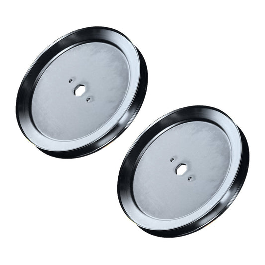 2x Blade Spindle Pulley Suitable For D  and  L John Deere Sabre Mowers D105 GX20367-1