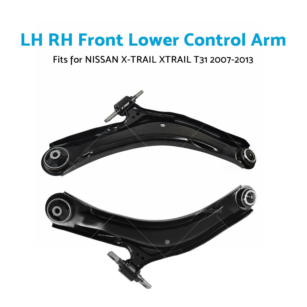 Pair LH RH Front Lower Control Arm Fit for NISSAN X-TRAIL XTRAIL T31 2007-2013-2