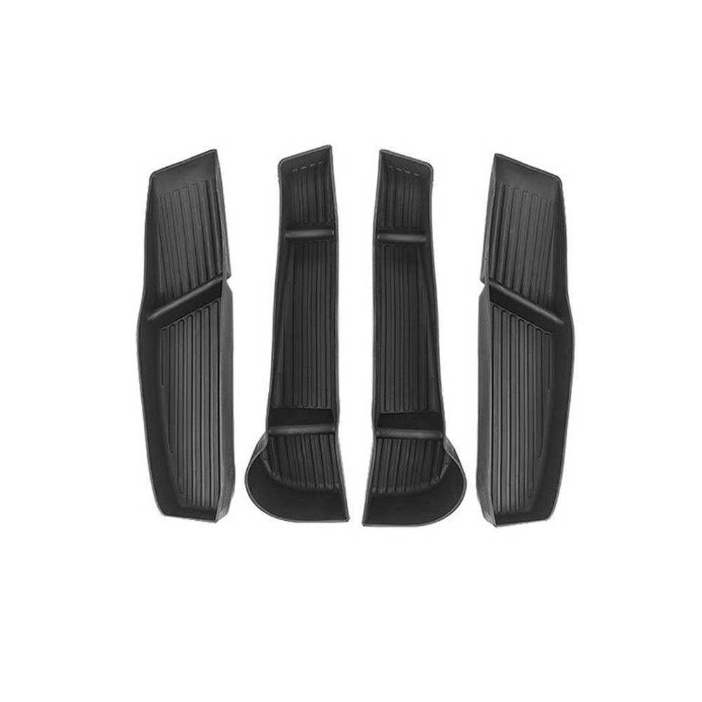 Suitable for Tesla Model Y 4PCS Front Rear Door Side Storage Box Tray Organizer-0