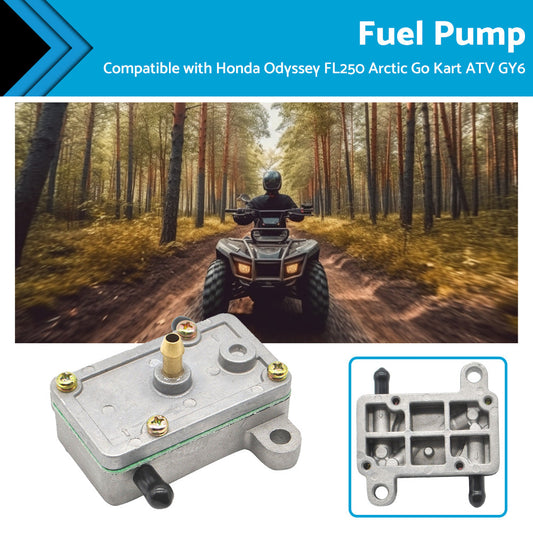Vacuum Fuel Pump Suitable for Honda Odyssey FL250 Arctic ATV GY6 Buggy Bike-0