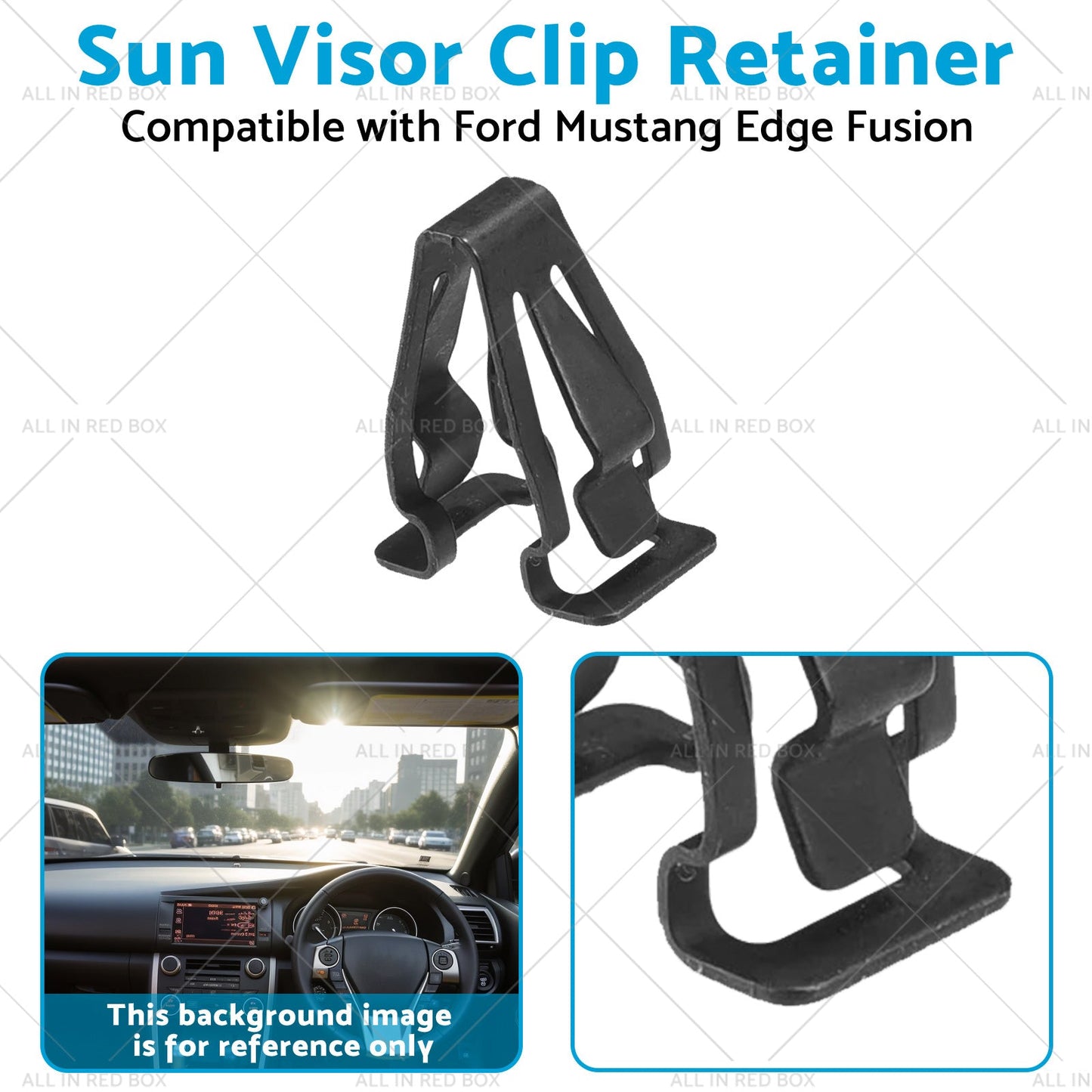 DS7Z-9904132-A Sun Visor Clip Retainer Suitable for Ford Mustang Edge Fusion-3