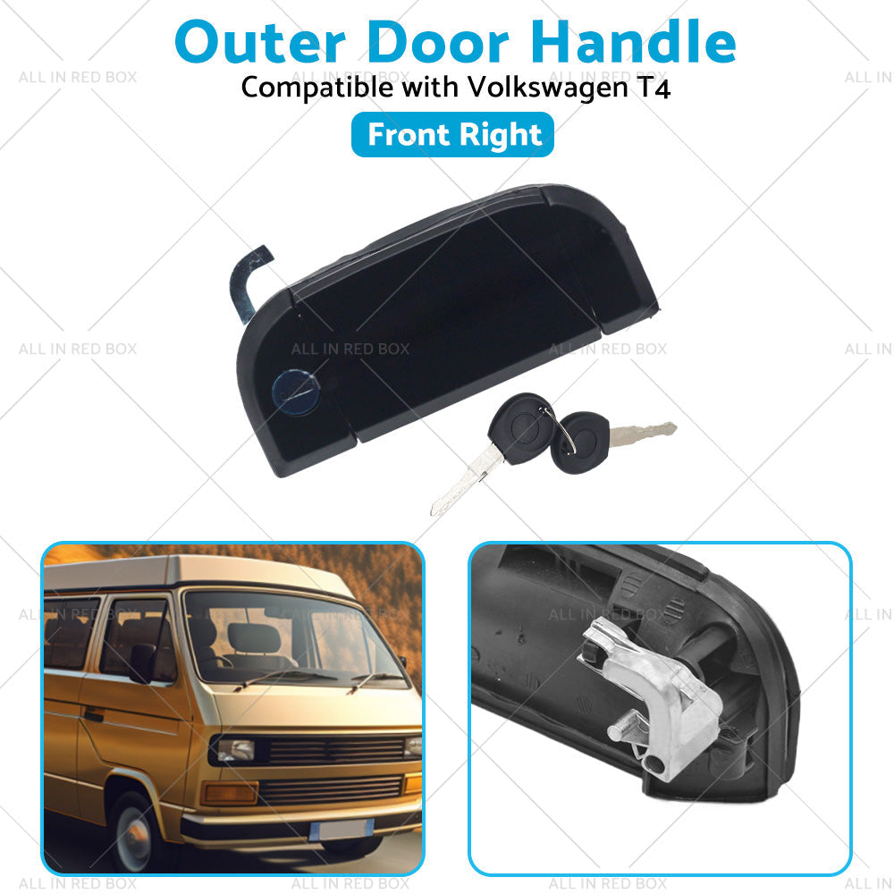 Front Right Outer Door Handle with Keys Suitable for VW T4 1990-2003 701837206-4