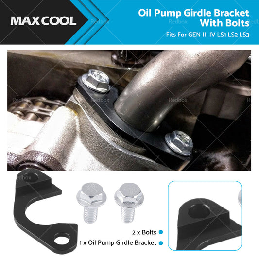 LS Billet Oil Pump Pickup Tube Girdle Brace Hold Down For GEN III IV LS1 LS2 LS3-1