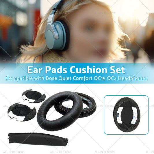Ear Pads Headband Suitable for QuietComfort 2 QC2 QC15 QC25 Bose Earphones-1