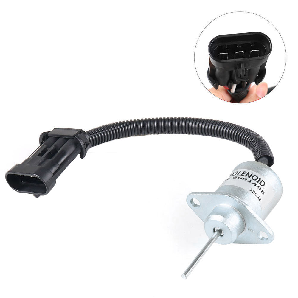 Fuel Shut Off Solenoid Valve Shutdown 6691498 1G925-60011 Suitable for Bobcat-0