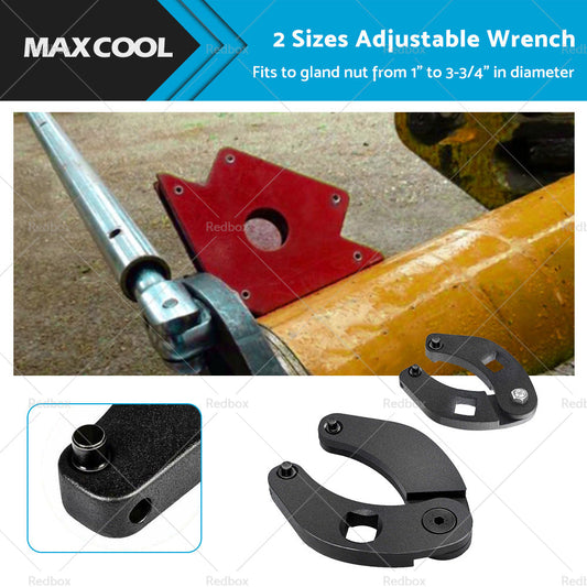 Adjustable Gland Nut Wrench 12667463 Spanner Tool Set for Hydraulic Cylinders-0