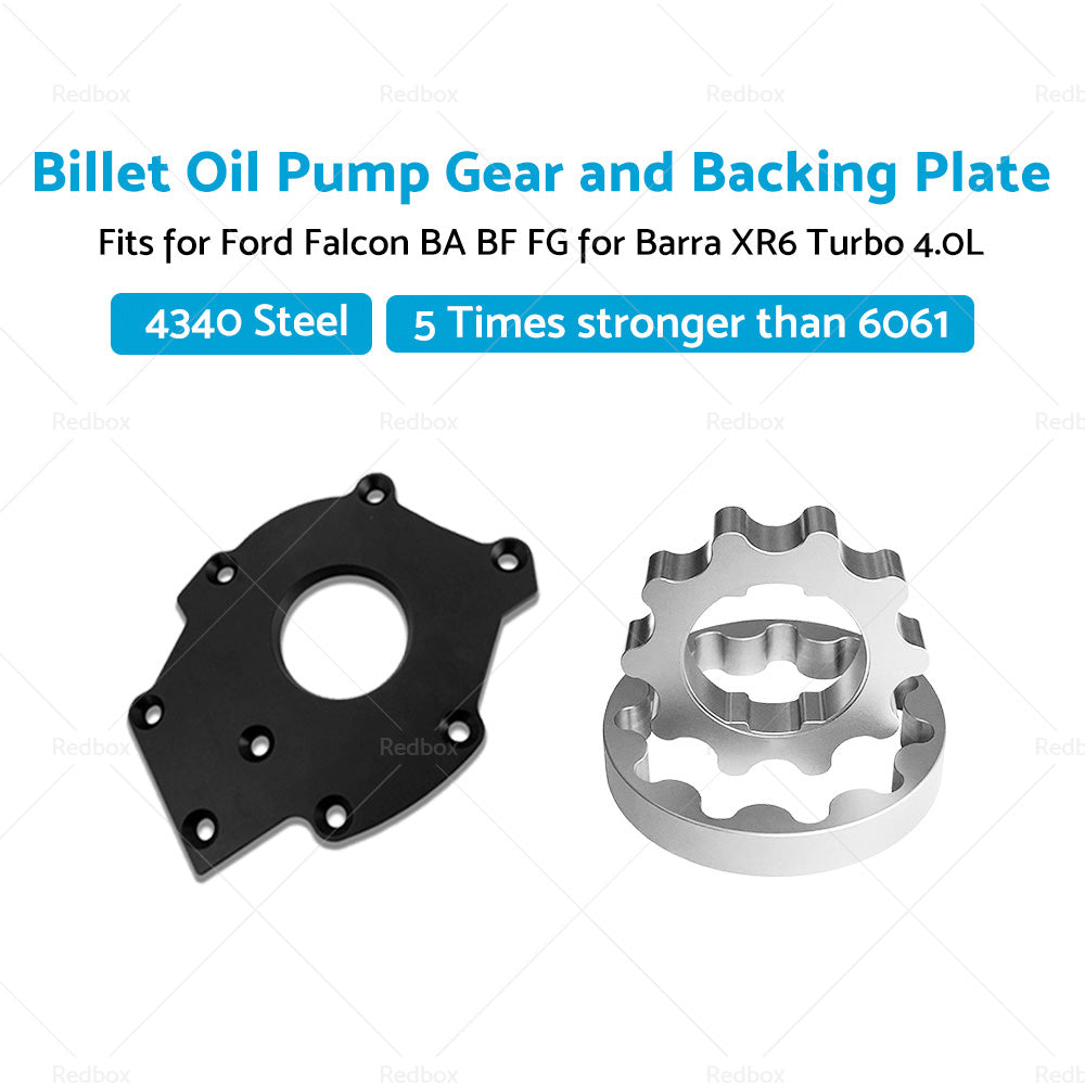 Billet Oil Pump Gears and Backing Plate Fits for Falcon BA BF FG Barra XR6 Turbo-3