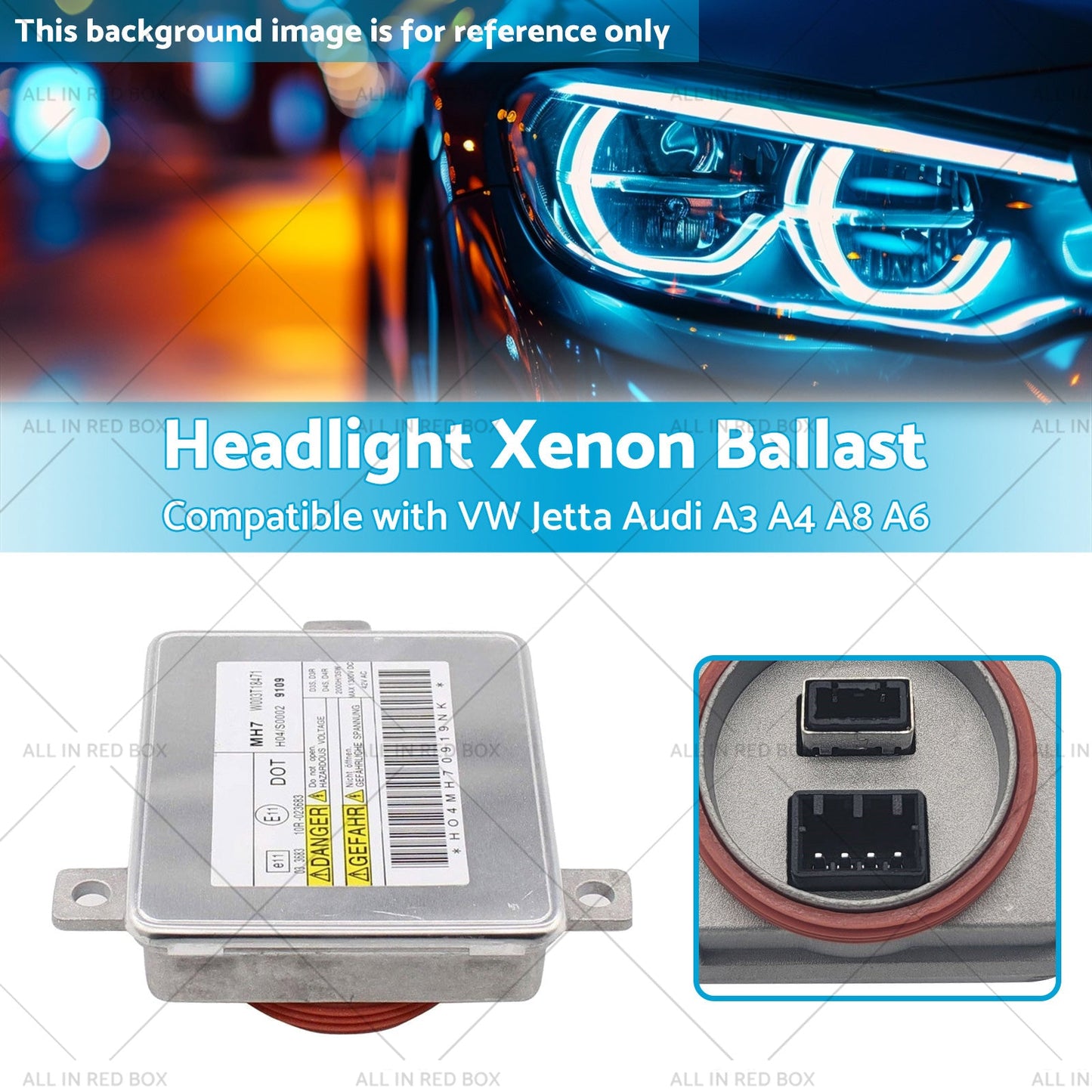 8K0941597B Headlight Xenon Ballast Suitable for VW Jetta Audi A3 A4 A8 A6 09-14-2