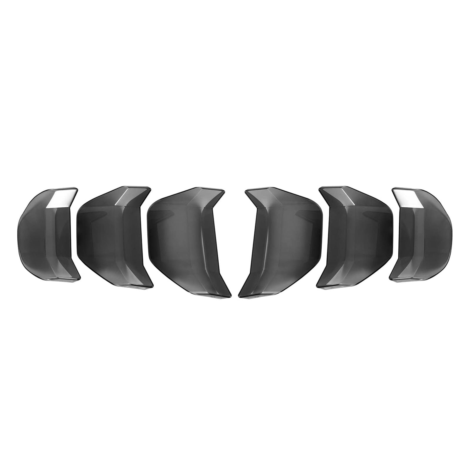 6x Tail Light Lamp Cover Trim Frame Suitable For Ford Mustang GT 2018-2022-2