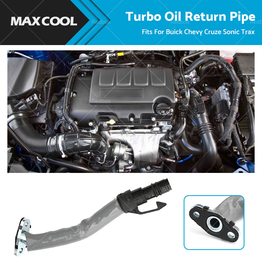 Turbo Oil Return Drain Pipe Tube Fits For Buick Chevy Cruze Sonic Trax 55587854-0